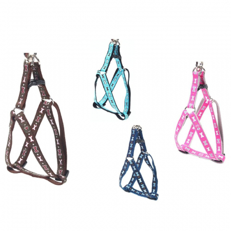 Hamuri pentru Caini - Ham textil cu oscioare 15 mm/30-51 cm