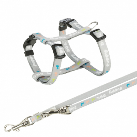 Hamuri pentru Caini - Ham Si Lesa, Pentru Caini Juniori, S-M: 23-34 cm/8 mm, 2.00 m, Verde Menta, 15345