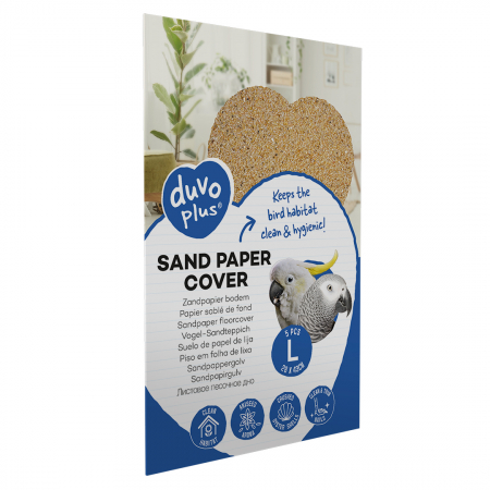 Produse pentru Pasari - Hartie Abraziva Pentru Colivie Pasari, 5 buc, L: 28x43cm, L12794