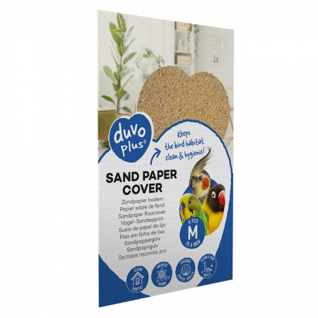 Produse pentru Pasari - Hartie Abraziva Pentru Colivie Pasari, 6 buc, M: 25x40cm, L12793