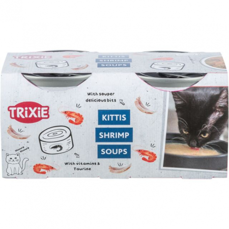 Hrana Umeda pentru Pisici - Hrana Pentru Pisici, Supa De Creveti, 4x80 g, 42693
