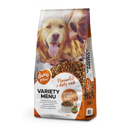 Hrana pentru Pasari - Hrana Uscata Pentru Caini, Variety Menu, Cu Pui Si Legume, 14 kg, L12197