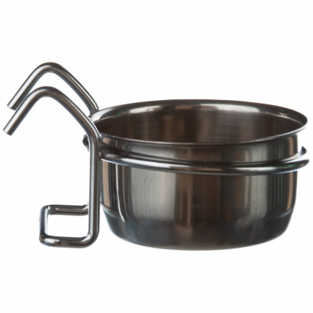 Produse pentru Pasari - Hranitoare metalica 150 ml