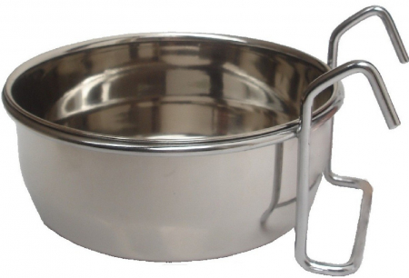 Produse pentru Pasari - Hranitoare metalica 300 ml