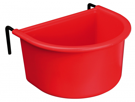 Accesorii pentru Pasari - Hranitor Plastic Pentru Pasari, 400 ml/11x8 cm, Diverse Culori, 5466