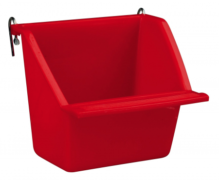 Accesorii pentru Pasari - Hranitor Plastic Pentru Pasari, 130 ml/8x7 cm, Diverse Culori, 5472