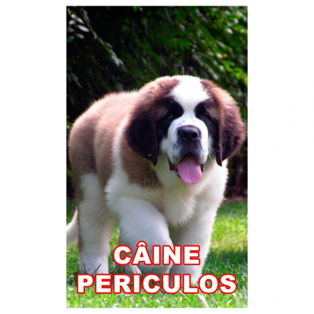 Accesorii Acasa si Mobilier - Indicator caine periculos Saint Bernard