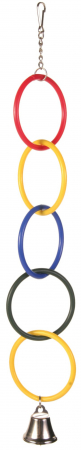 Produse pentru Pasari - Jucarie Anou cu Clopotel 25 cm 5235