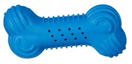 Jucarie Racoritoare Pentru Caini, Os, Cauciuc, 11 cm, 33690 [1]