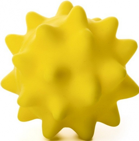 Jucarii pentru Caini - Jucarie buzdugan dental yellow 9 cm