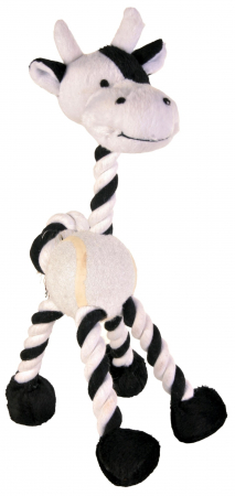 Jucarie Pentru Caini, Girafa Cu Minge Tenis Si Sfoara, 28 cm, 3578 [1]