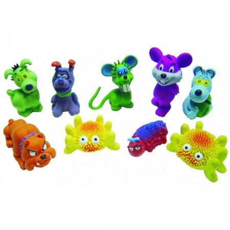 Jucarii pentru Caini - Jucarie figurine mix latex 9 cm