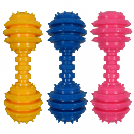 Jucarii pentru Caini - Jucarie gantera dental 12,5 cm