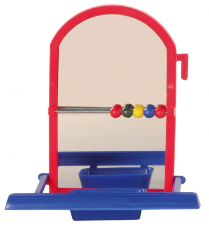 Produse pentru Pasari - Jucarie Hranitor cu Oglinda 8 cm 5225