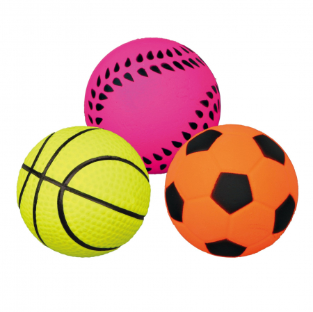 Jucarii pentru Caini - Jucarie Pentru Caini, Minge De Basket, 4.5 cm, Lime, 34390