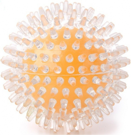 Jucarii pentru Caini - Jucarie minge TPR dental yellow 9 cm