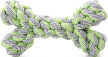 Jucarii pentru Caini - Jucarie os hard franghie green 20 cm