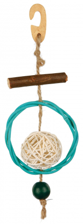 Produse pentru Pasari - Jucarie Pasari cu Fringhie de Sisal 22 cm 58953