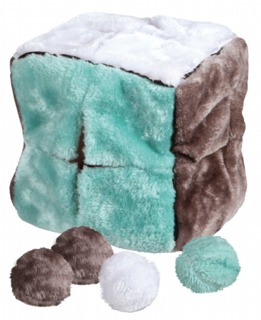 Jucarii pentru Caini - Jucarie pentru Caini Cub Plush, 21 x 21 x 21 cm, 3613