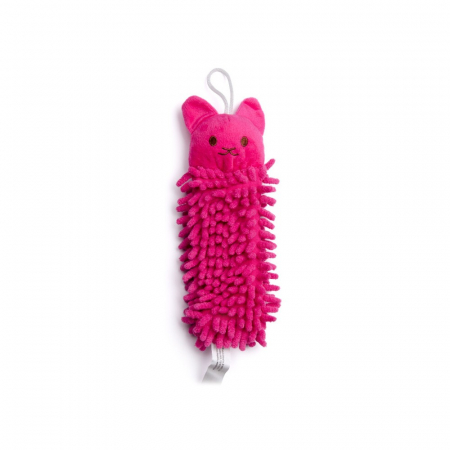 Jucarii pentru Caini - Jucarie pisica mop 25 cm roz
