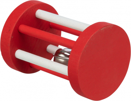 Produse de Craciun - Jucarie Xmas Rola cu Clopotel, Lemn, 5 x 7 cm, 926541