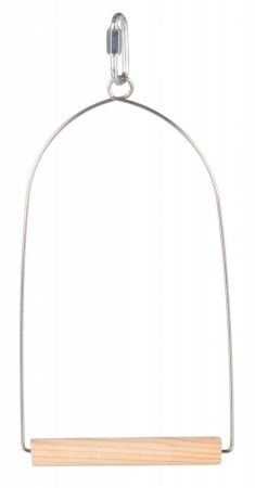 Accesorii pentru Pasari - Leagan Arc Pentru Pasari, Lemn/Metal,10x22 cm, 5826