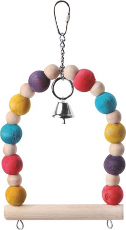 Produse pentru Pasari - Leagan pentru pasari bile color 26 x 13 cm