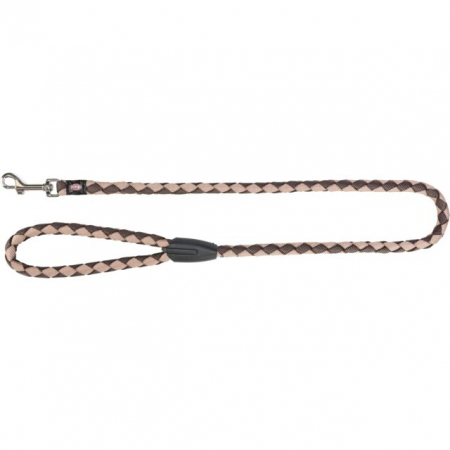 Lese pentru Caini - Lesa Cavo Coarda, L-XL: 1 m / 18 mm, Maro/Caramel, 144226