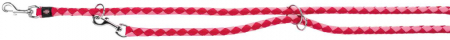 Produse pentru Caini - Lesa Cavo Coarda, Reglabila, L-XL: 2 m/18 mm, Rosu/Flamingo, 143610