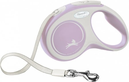 Lesa Flexi Comfort, Banda, S: 5 m/15 kg, Roz, 213406 [1]