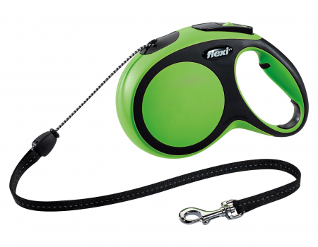 Produse pentru Caini - Lesa Flexi Comfort Coarda M 8 m/20 kg Verde 21324