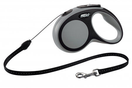 Produse pentru Caini - Lesa Flexi Comfort Coarda S 5 m/15 kg Gri 21291
