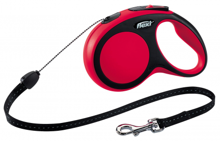 Produse pentru Caini - Lesa Flexi Comfort Coarda S 8 m/12 kg Rosu 21313