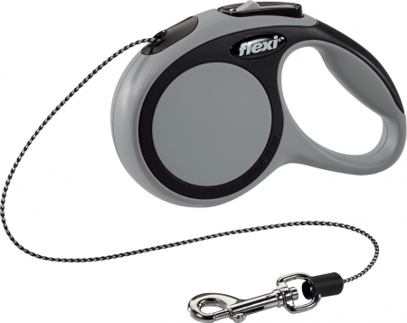 Produse pentru Caini - Lesa Flexi Comfort Coarda XS 3 m/8 kg Gri 21281
