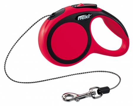Produse pentru Caini - Lesa Flexi Comfort Coarda XS 3 m/8 kg Rosu 21283