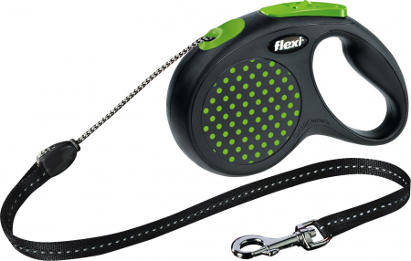 Produse pentru Caini - Lesa Flexi Design cu Snur M 5 m /20 kg Verde 12184