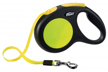 (-15%) Lesa Flexi Neon, Banda, M: 5 m/25 kg, Galben Neon, 209321 [1]