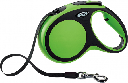 Produse pentru Caini - Lesa Flexi New Comfort cu Banda M 5 m 25 kg Verde 21354 (R)