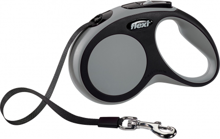 Produse pentru Caini - Lesa Flexi New Comfort cu Banda S 5 m 15 kg Gri 21341