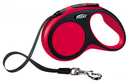 Produse pentru Caini - Lesa Flexi New Comfort cu Banda S 5 m 15 kg Rosu 21343