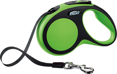 Produse pentru Caini - Lesa Flexi New Comfort cu Banda S 5 m 15 kg Verde 21344