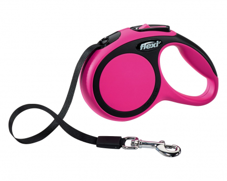 Produse pentru Caini - Lesa Flexi New Comfort cu Banda XS 3 m 12 kg Pink 21336