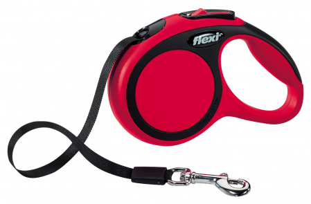 Produse pentru Caini - Lesa Flexi New Comfort cu Banda XS 3 m 12 kg Rosu 21333