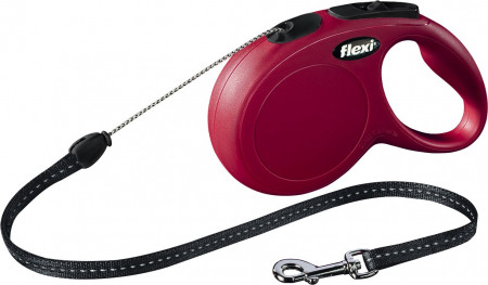 Lesa Flexi Classic, Snur, S: 8 m/12 kg, Rosu, 11803 [1]