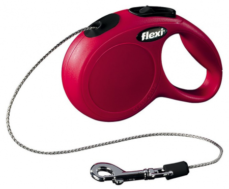Lesa Flexi Classic, Snur, XS: 3 m/8 kg, Rosu, 11773 [1]