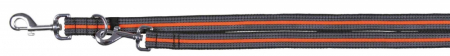 Produse pentru Caini - Lesa Fusion Ajustabila, L- x L: 2.00 m/25 mm, negru/portocalie, 20593