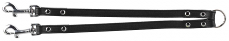Lese pentru Caini - (-10%) Lesa Piele Dubla XS-S 30 cm/10 mm Negru 1981