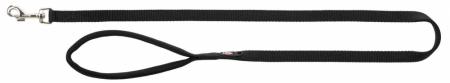Lese pentru Caini - Lesa Premium, M-L: 1 m/20 mm, Negru, 200201