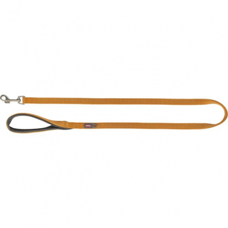 Lese pentru Caini - Lesa Premium, M-L: 1 m/20 mm, Galben/Curry, 200229