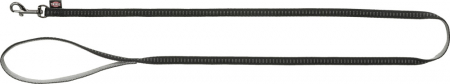Lese pentru Caini - Lesa Softline Elegance, XS: 1.2 M/10mm, Negru/Gri, 114901